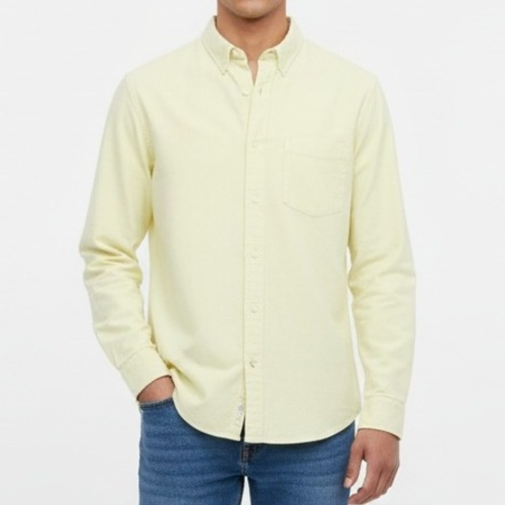 Zara Long Sleeve Button Up Shirt Mens Size L Casual Workwear Top Stylish Resort